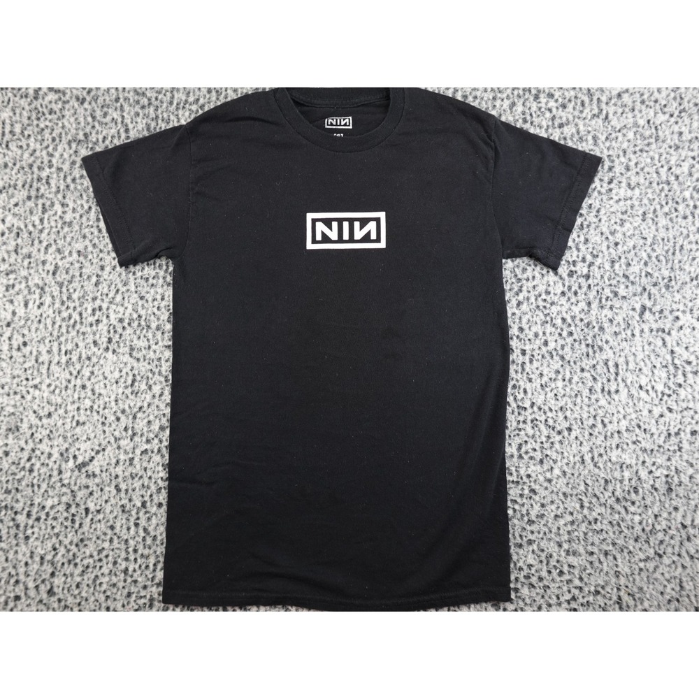 Nine Inch Nails T-Shirt Mens Small‎ Black Head Like A Hole Graphic Tee NIN